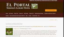 
							         Guest Reviews of El Portal Sedona Hotel								  
							    
