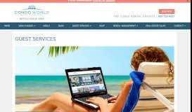
							         Guest Services | Vacation Planning | Condo-World								  
							    