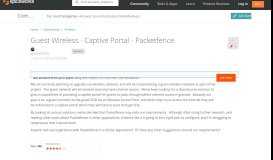 
							         Guest Wireless - Captive Portal - Packetfence - Spiceworks Community								  
							    