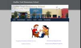 
							         Guidance - Chaffee Trail Elementary School								  
							    