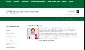 
							         Guidance Office / Parent Portal Access - Lew-Port								  
							    