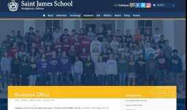 
							         Guidance Office – Saint James School								  
							    
