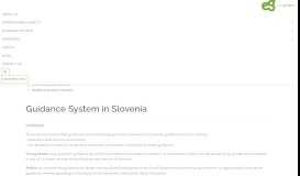 
							         Guidance System in Slovenia | Euroguidance Network								  
							    