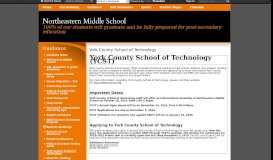 
							         Guidance / York County School of Technology								  
							    