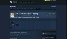 
							         Guide :: ABH: Accelerated Back Hopping - Steam Community								  
							    