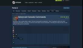
							         Guide :: Advanced Console Commands - Steam Community								  
							    