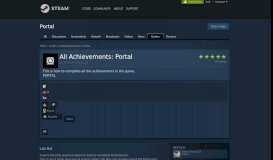 
							         Guide :: All Achievements: Portal - Steam Community								  
							    