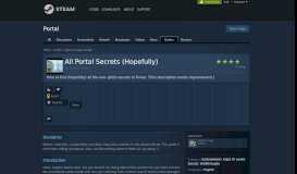 
							         Guide :: All Portal Secrets (Hopefully) - Steam Community								  
							    