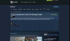 
							         Guide :: Companion Cube VS Storage Cube - Steam Community								  
							    