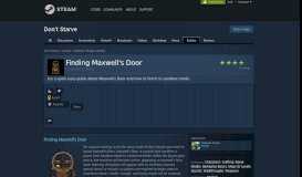 
							         Guide :: Finding Maxwell's Door - Steam Community								  
							    