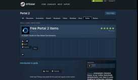 
							         Guide :: Free Portal 2 items - Steam Community								  
							    
