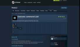 
							         Guide :: Gestures command List! - Steam Community								  
							    