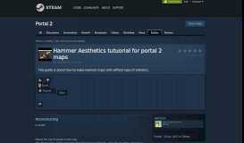
							         Guide :: Hammer Aesthetics tutuorial for portal 2 ... - Steam Community								  
							    