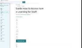 
							         Guide How to Access Iium e Learning for Staff | Login (14 views) - Scribd								  
							    