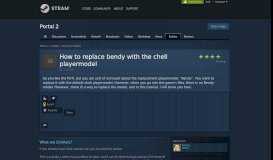 
							         Guide :: How to replace bendy with the chell ... - Steam Community								  
							    