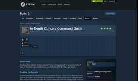 
							         Guide :: In-Depth Console Command Guide - Steam Community								  
							    
