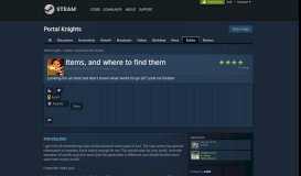 
							         Guide :: Items, and where to find them - Steam Community								  
							    