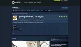 
							         Guide :: Lighting Fix (HDR / fullbright) - Steam Community								  
							    