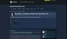 
							         Guide :: Moondust: Creating Content for Knuckles ... - Steam Community								  
							    