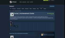 
							         Guide :: Portal 2 Achievement Guide - Steam Community								  
							    