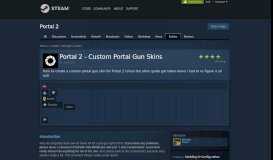 
							         Guide :: Portal 2 - Custom Portal Gun Skins - Steam Community								  
							    