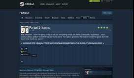 
							         Guide :: Portal 2 Items - Steam Community								  
							    