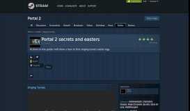 
							         Guide :: Portal 2 secrets and easters - Steam Community								  
							    
