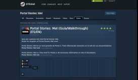 
							         Guide :: Portal Stories: Mel (Guia/Walkthrough ... - Steam Community								  
							    
