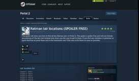 
							         Guide :: Ratman lair locations (SPOILER FREE) - Steam Community								  
							    