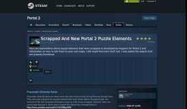 
							         Guide :: Scrapped And New Portal 2 Puzzle ... - Steam Community								  
							    