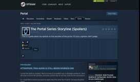 
							         Guide :: The Portal Series Storyline (Spoilers) - Steam Community								  
							    