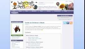 
							         Guide to Children's Week - Warcraft Pets								  
							    