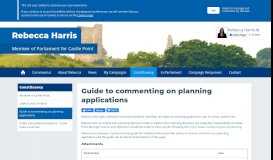 
							         Guide to commenting on planning applications | Rebecca Harris								  
							    