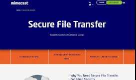 
							         Guide to Secure File Transfer | Mimecast								  
							    