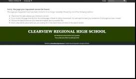 
							         Guide to Volunteering - Clearview Regional High School								  
							    