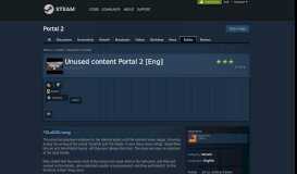 
							         Guide :: Unused content Portal 2 [Eng] - Steam Community								  
							    