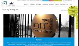 
							         Guidelines Principles – DIT University								  
							    