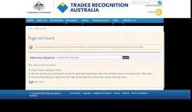 
							         Guidelines | Trades Recognition Australia								  
							    
