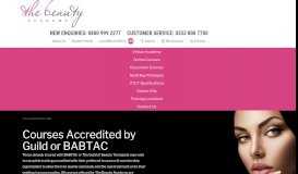 
							         Guild & BABTAC Accredited Courses | The Beauty Academy								  
							    