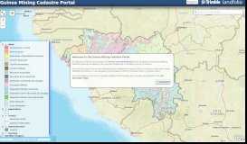 
							         Guinea Mining Cadastre Portal- Supported by Spatial Dimension ...								  
							    
