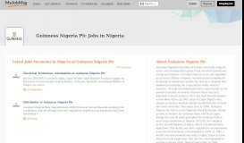 
							         Guinness Nigeria Plc Jobs and Vacancies in Nigeria ... - MyJobMag								  
							    