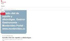
							         Guisito diet de repollo y albóndigas. Gastronomia - Montevideo Portal ...								  
							    
