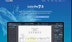 
							         Guitar Pro - Sheet music editor software for guitar, bass ...								  
							    