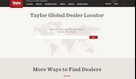 
							         Guitar Retailer | Shop Guitars | Taylor Global Dealer Locator								  
							    