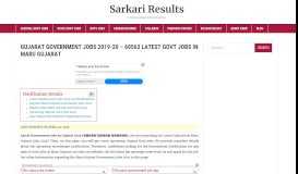 
							         Gujarat Govt Jobs - Sarkari Result								  
							    