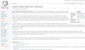
							         Gujarat State Wide Area Network - Wikipedia								  
							    