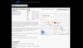 
							         Gulf Coast Health Center, Inc. - Index - Adult Medical Services								  
							    