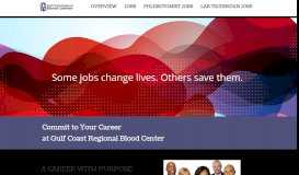 
							         Gulf Coast Regional Blood Center Jobs: Overview | Gulf Coast ...								  
							    