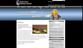
							         Gulf Coast Safety Council: GCSC								  
							    