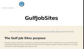 
							         Gulf Jobs, Gulf Job Sites								  
							    